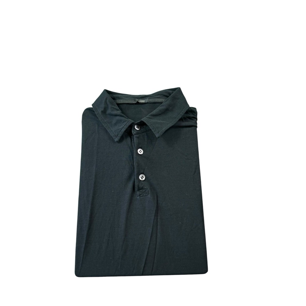Zanone Black Cotton Luxury Men's S/S Polo Shirt Size 52 EU